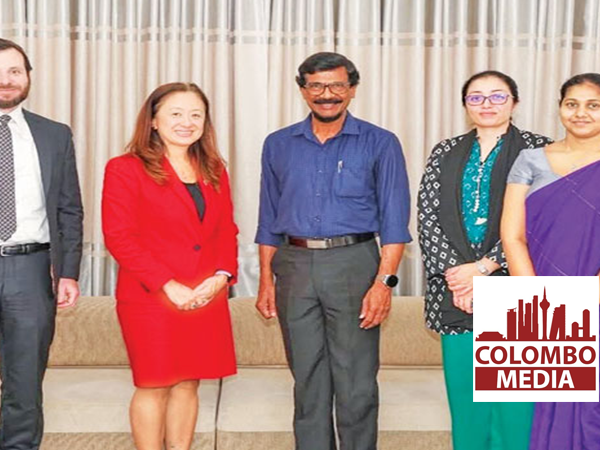 අමෙරිකා තානාපති-ජවිපෙ ප්‍රධාන ලේකම් අතර හමුවක්